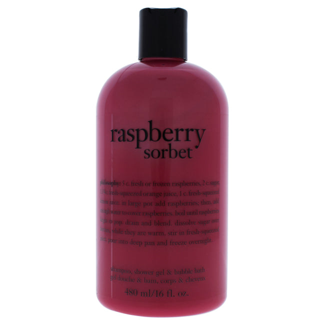 Himbeersorbet-Shampoo, Bade- und Duschgel von Philosophy für Unisex – 16 oz Duschgel