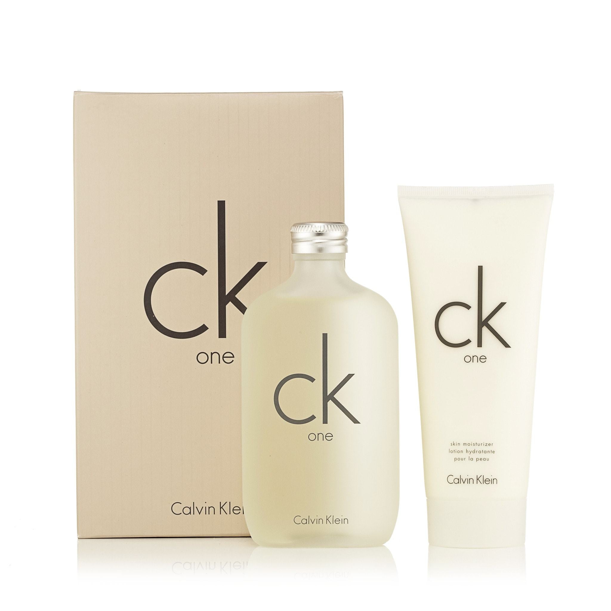 CK One Geschenkset EDT und Hautfeuchtigkeitscreme für Frauen und Männer von Calvin Klein