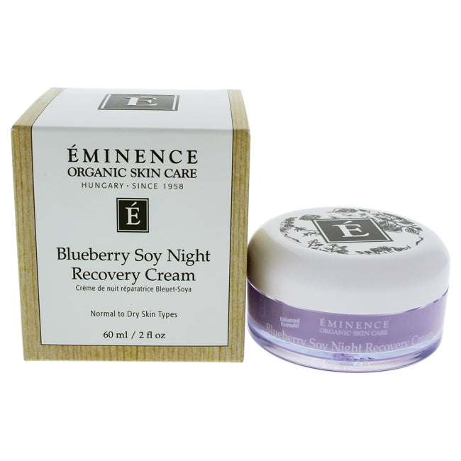 Blueberry Soy Night Recovery Cream von Eminence für Unisex - 2 oz Creme