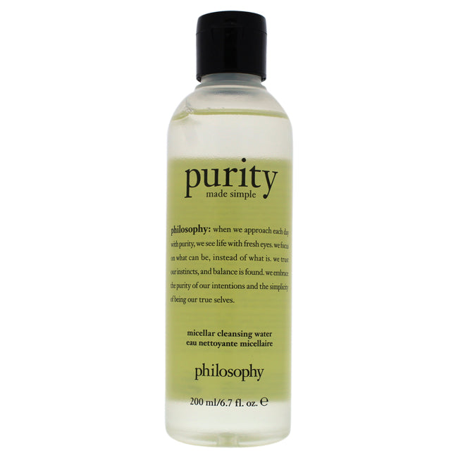 Purity Made Simple Micellar Cleansing Water von Philosophy für Frauen - 6,7 oz Cleanser