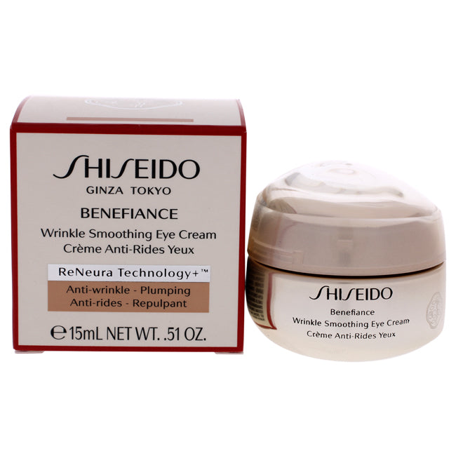 Benefiance Wrinkle Smoothing Eye Cream von Shiseido für Unisex - 0,51 oz Augencreme