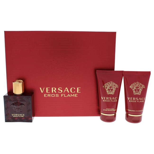 Eros Flame von Versace für Herren - 3-teiliges Geschenkset