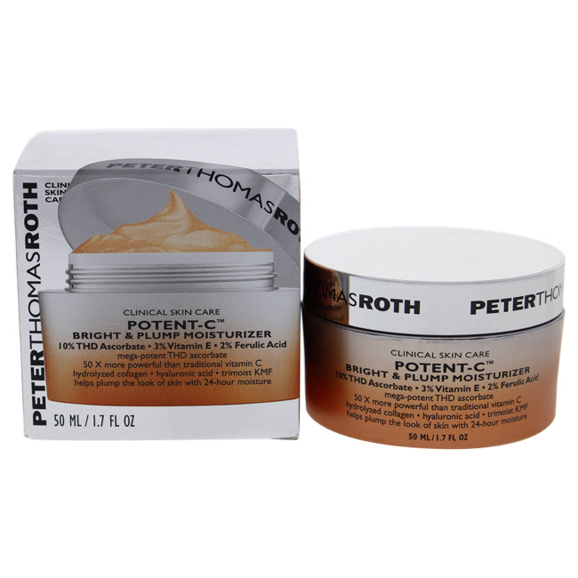 Potent-C Bright and Plump Moisturizer von Peter Thomas Roth für Unisex - 1,7 oz Feuchtigkeitscreme