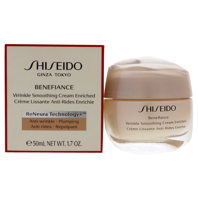 Benefiance Wrinkle Smoothing Cream Enriched von Shiseido für Unisex - 1,7 oz Creme
