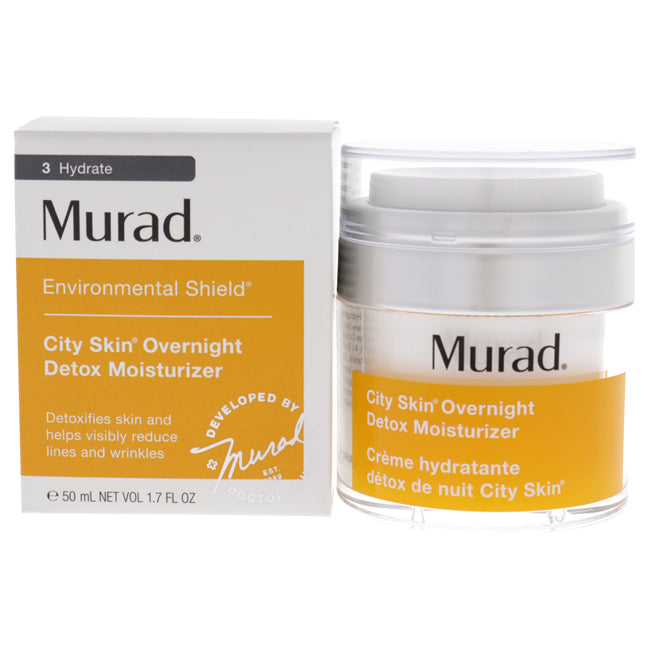 City Skin Overnight Detox Moisturizer von Murad für Unisex - 1,7 oz Feuchtigkeitscreme