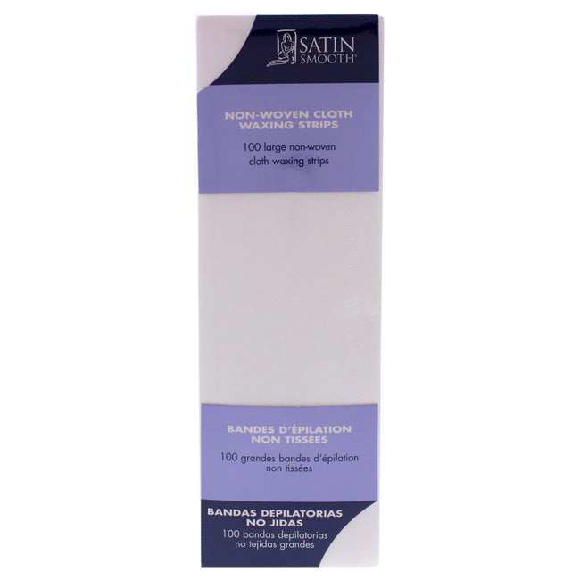 Vlies-Wachsstreifen von Satin Smooth für Damen – 100 Streifen pro Packung