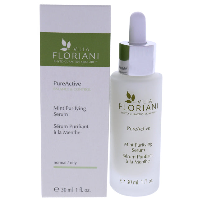 PureActive Purifying Serum - Minze von Villa Floriani für Unisex - 1 oz Serum