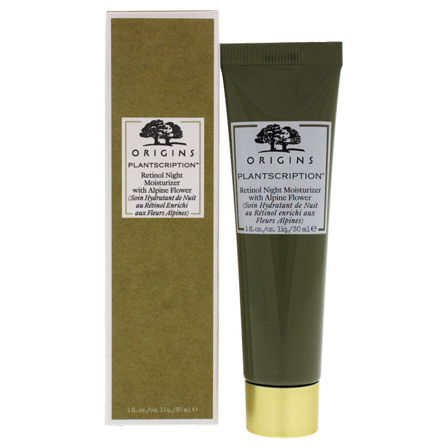 Plantscription Retinol Nachtfeuchtigkeitscreme mit Alpenblume von Origins für Unisex - 1 oz Feuchtigkeitscreme