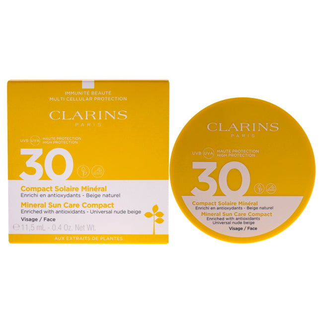 Mineral Sun Care Compact SPF 30 von Clarins für Unisex - 0,40 oz Sonnenschutz