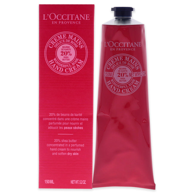 Sheabutter Delightful Rose Handcreme von LOccitane für Unisex - 5,2 oz Creme