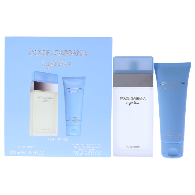 Light Blue von Dolce und Gabbana für Damen - 2-teiliges Geschenkset
