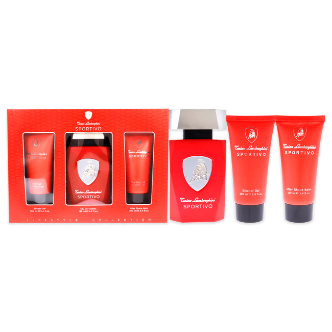 Lamborghini Sportivo von Tonino Lamborghini für Herren – 3-teiliges Geschenkset