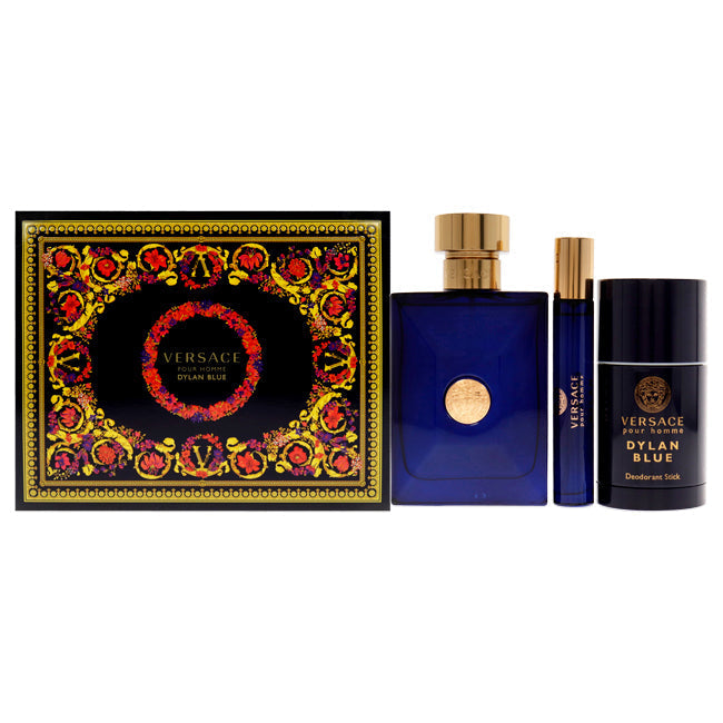 Dylan Blue von Versace für Herren - 3-teiliges Geschenkset