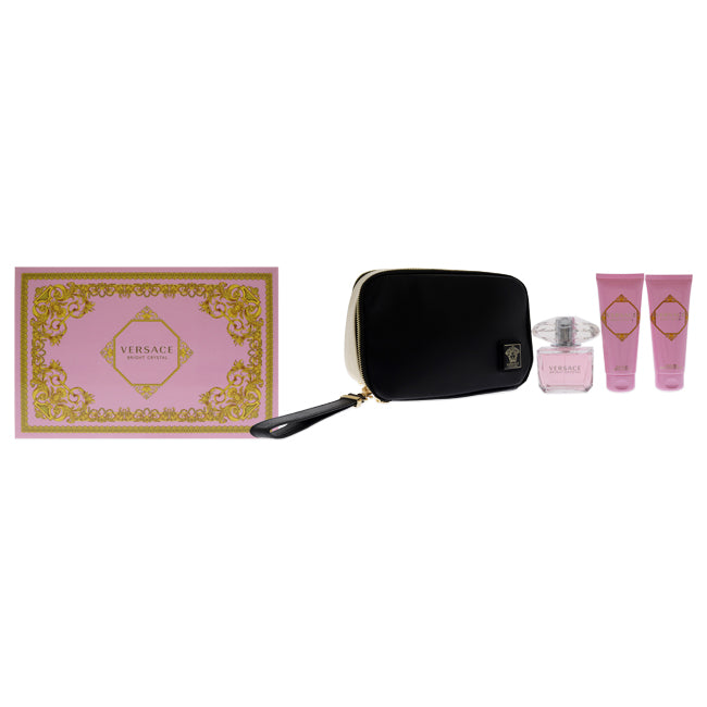 Versace Bright Crystal von Versace für Damen - 4-teiliges Geschenkset