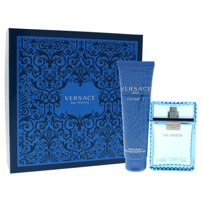 Versace Man Eau Fraiche von Versace für Herren – 2-teiliges Geschenkset