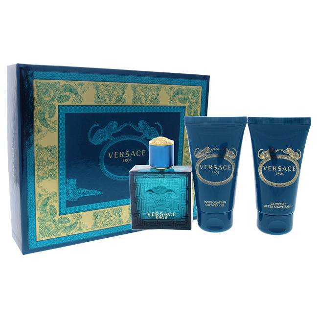 Versace Eros von Versace für Herren - 3-teiliges Geschenkset