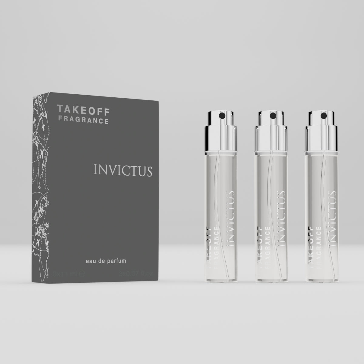TAKEOFF - INVICTUS - Beste Parfüm auf dem Markt - 3x11ml Superduft