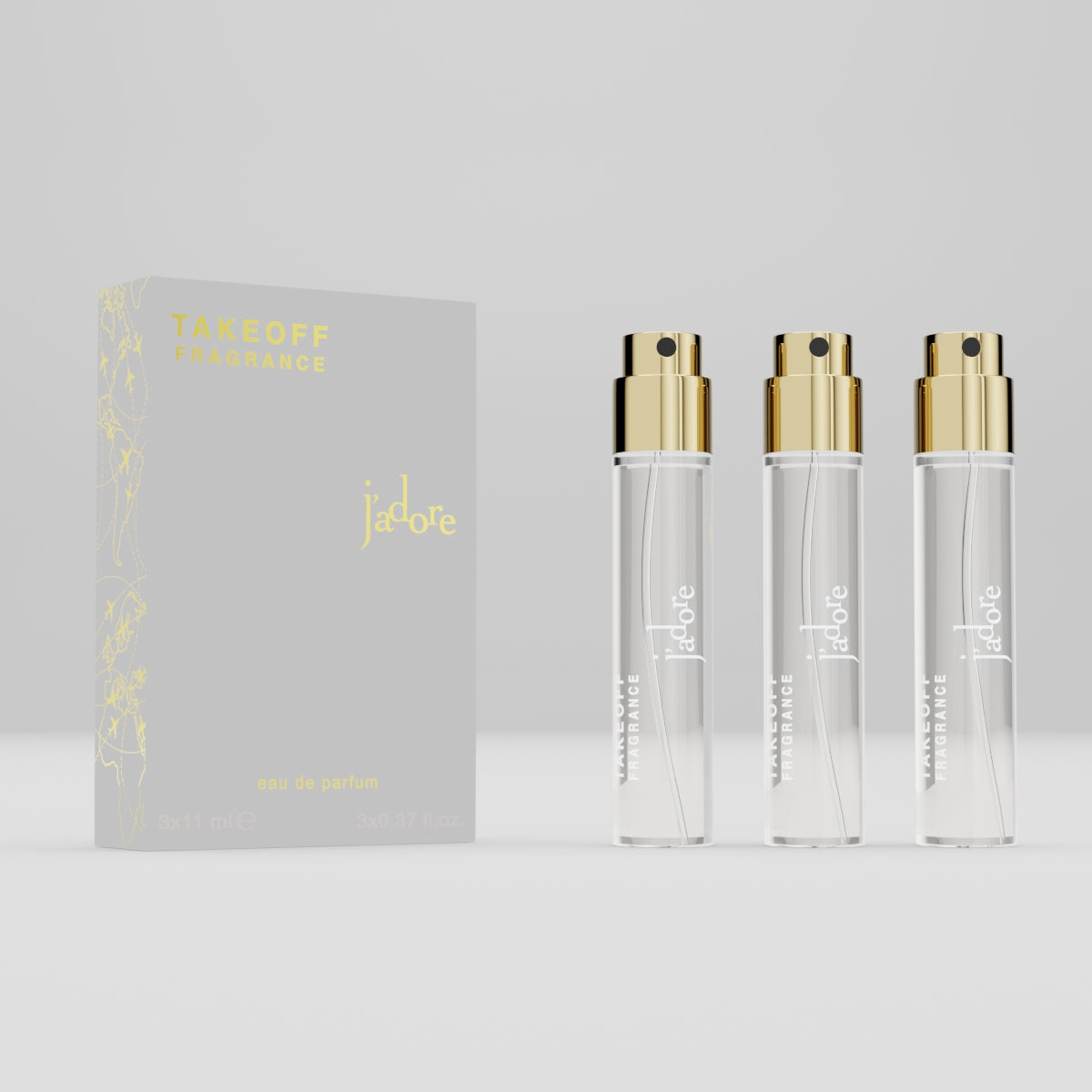 TAKEOFF - JADORE- Beste Parfüm auf dem Markt - 3x11ml Superduft