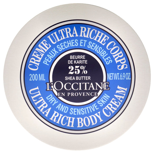 Shea Butter Ultra Rich Body Cream von LOccitane für Unisex - 6,9 oz Körpercreme