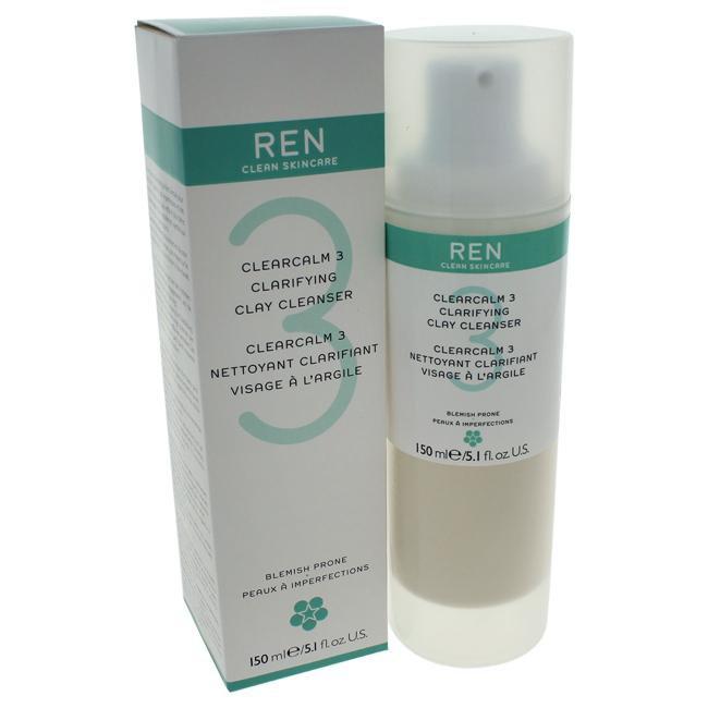 Clearcalm 3 Clarifying Clay Cleanser von REN für Unisex - 5,1 oz Reiniger