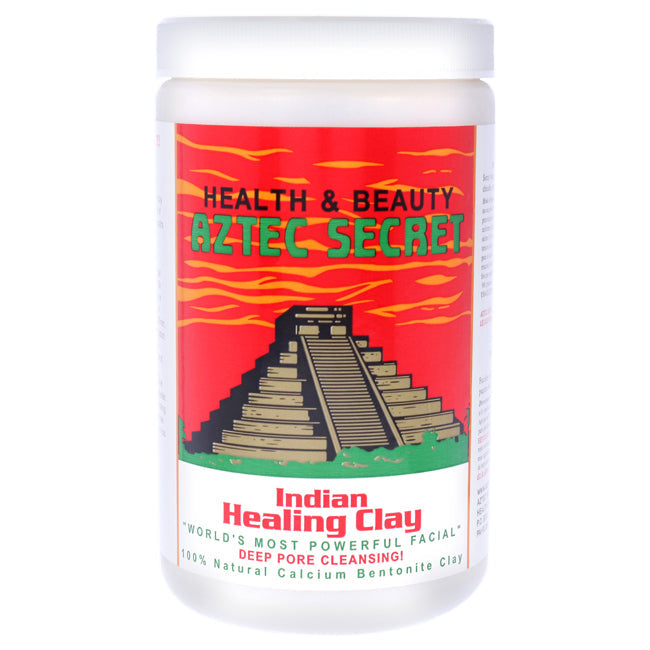 Indische Heilerde von Aztec Secret für Unisex – 2 lb Ton