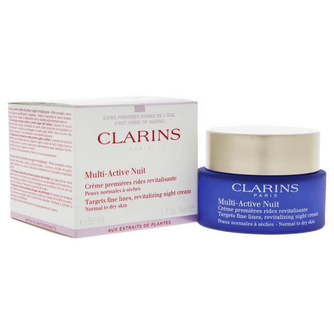 Multi-Active Nachtcreme – Normale bis trockene Haut von Clarins für Unisex – 1,7 oz Creme