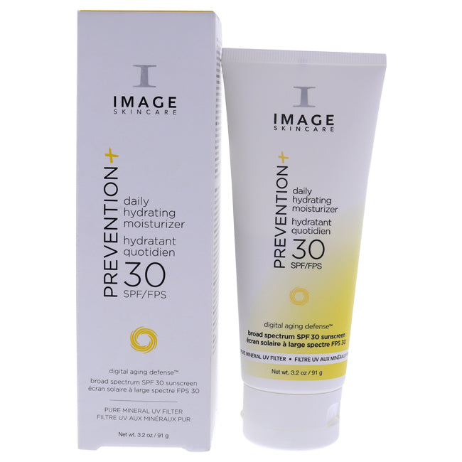 Prevention Plus Daily Hydrating Moisturizer SPF 30 von Image für Unisex – 3,2 oz Feuchtigkeitscreme