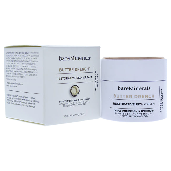 Butter Drench Restorative Rich Cream von bareMinerals für Unisex - 1,7 oz Creme