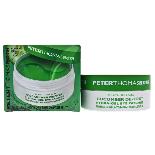 Cucumber De-Tox Hydra-Gel Augenpflaster von Peter Thomas Roth für Unisex - 60 Stück Pflaster