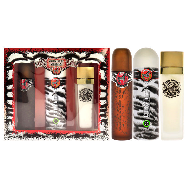 Cuba Jungle Zebra Geschenkset für Damen