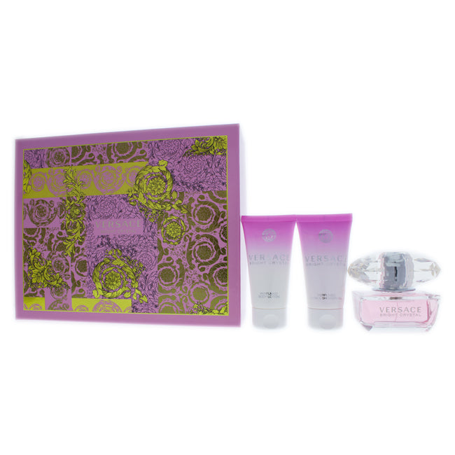 Versace Bright Crystal von Versace für Damen - 3-teiliges Geschenkset