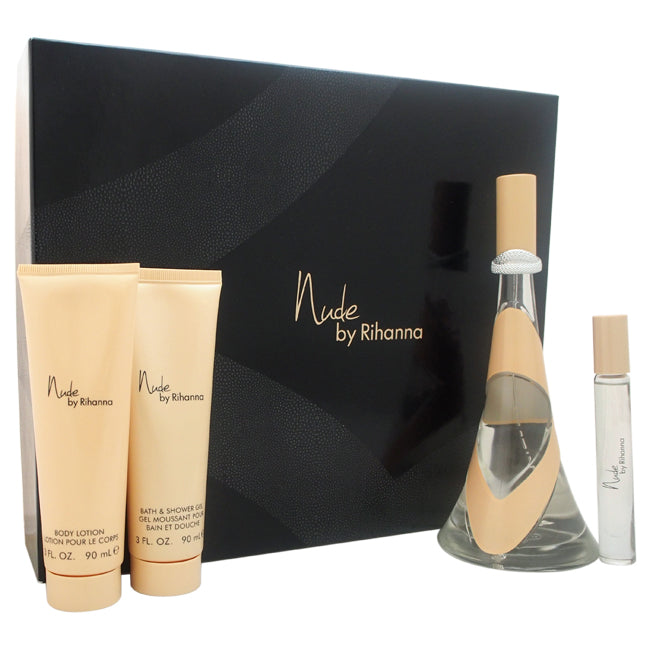 Nude von Rihanna für Damen – 4-teiliges Geschenkset
