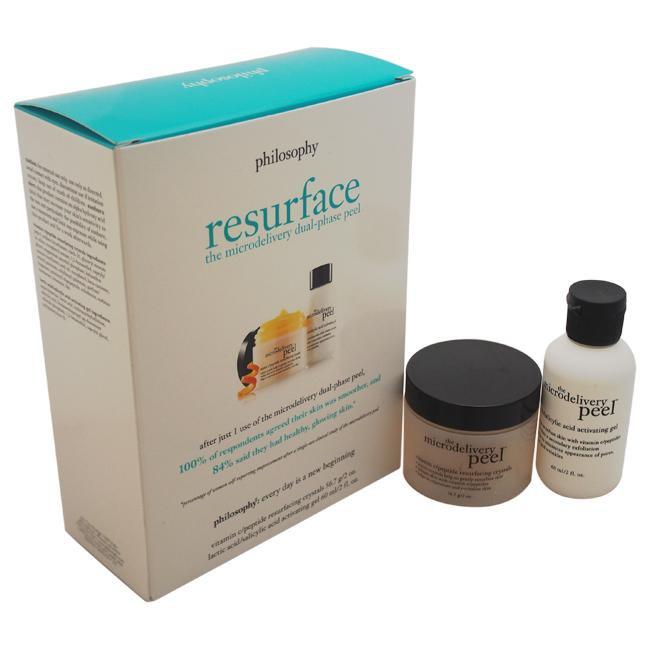 Das Microdelivery In-Home Vitamin C Peptide Peel von Philosophy für Frauen - 2er-Set 2oz Peptide Resu