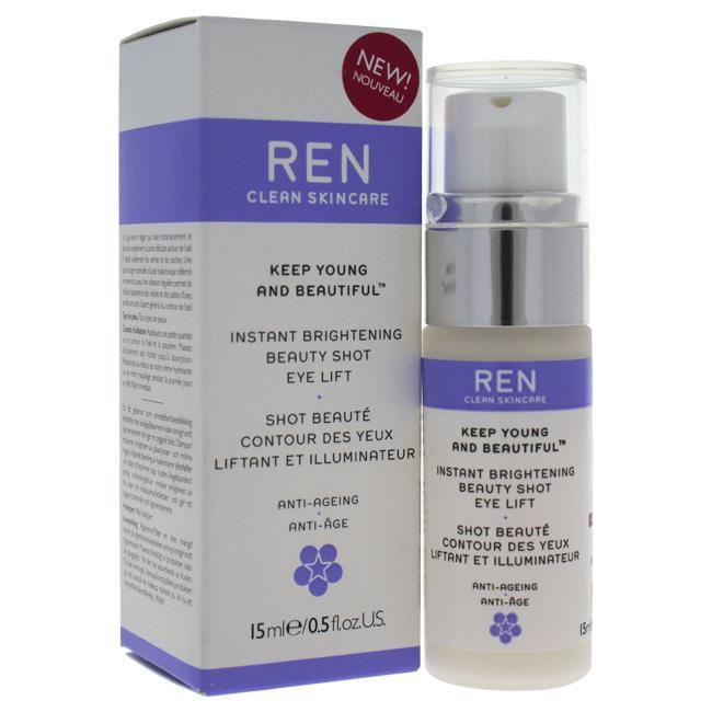 Bleiben Sie jung und schön – Instant Brightening Beauty Shot Eye Lift von REN für Frauen – 0,5 oz Serum